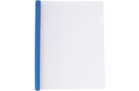 Папка-скоросшиватель Economix А4 с планкой-зажимом 6 мм (2-35 листов), синяя (E31204-02)