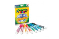 Фломастеры Crayola Набор Ultra-Clean Washable с мини штампами 8 шт (256343.012)