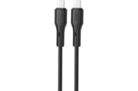 Дата кабель USB-C to USB-C 1.0m NB-Q231B 60W Black XO (NB-Q231B-BK)