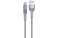 Дата кабель USB 2.0 AM to Micro 5P 1.0m BX21 Outstanding 2.4A Gray BOROFONE (BX21MMG)