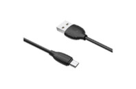 Дата кабель USB 2.0 AM to Micro 5P 1.0m BX19 Benefit 2.4A Black BOROFONE (BX19MB)