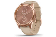 Смарт-часы Garmin vivomove Luxe, RoseGold, Light Sand, Leather (010-02241-21)