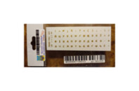 Наклейка на клавиатуру BestKey миниатюрная прозрачная, 56, золотистый (BKm3GTr)