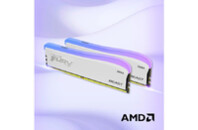 Модуль памяти для компьютера DDR4 32GB (2x16GB) 3600 MHz Beast White RGB SE Kingston Fury (ex.HyperX) (KF436C18BWAK2/32)