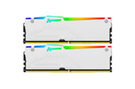 Модуль памяти для компьютера DDR5 64GB (2x32GB) 6000 MHz Beast White RGB Kingston Fury (ex.HyperX) (KF560C36BWEAK2-64)
