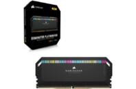 Модуль памяти для компьютера DDR5 32GB (2x16GB) 6000 MHz Dominator Platinum RGB Black Corsair (CMT32GX5M2E6000C36)