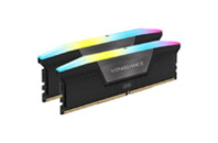 Модуль памяти для компьютера DDR5 32GB (2x16GB) 6400 MHz Vengeance RGB Black Corsair (CMH32GX5M2B6400C36)