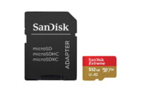 Карта памяти SanDisk 512GB microSD class 10 UHS-I U3 V30 Extreme (SDSQXAV-512G-GN6MA)