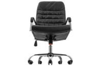 Офисное кресло Richman Лион хром к/з чорний (IM0000093)