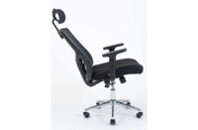 Офисное кресло Richman Роджер хром сетка чорная (ADD0002376)
