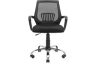 Офисное кресло Richman Стар Хром Пиастра Сетка черная + серая (ADD0003156)