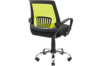 Офисное кресло Richman Стар Хром Пиастра Сетка черная + зеленая (ADD0003157)
