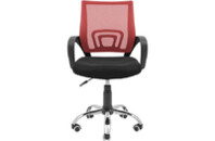 Офисное кресло Richman Спайдер Ю Хром Пиастра Сетка черная+красная (ADD0003056)