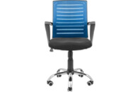 Офисное кресло Richman Флеш Ю Хром М-1 (Tilt) Сетка черная + синяя (ADD0003029)