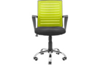 Офисное кресло Richman Флеш Ю Хром М-1 (Tilt) Сетка черная+зеленая (ADD0003067)