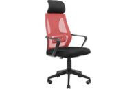 Офисное кресло Richman Профи Пластик Пиастра Сетка черная + красная (ADD0003191)