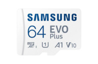 Карта памяти Samsung Miсro-SDXC memory card 64GB C10 UHS-I R130MB/s Evo Plus + SD (MB-MC64KA/EU)