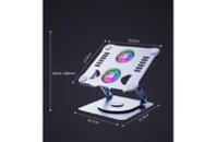 Подставка для ноутбука DYXON FIX COOLING 3 Silver (DXNLSFC3S)