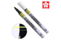 Маркер Sakura Pen-Touch Желтый, флуоресцентный, тонкий (FINE) 1мм (084511322707)