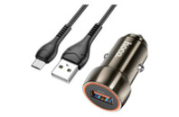 Зарядное устройство HOCO Z46 USB Metal Gray (6931474770318)