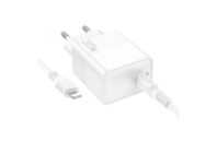 Зарядное устройство BOROFONE BA77A charger set (C to iP) White (6941991101281)