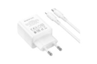 Зарядное устройство BOROFONE BA77A charger set (C to iP) White (6941991101281)