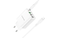 Зарядное устройство BOROFONE BA79A charger set (C to iP) White (BA79AСLW)