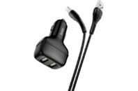 Зарядное устройство HOCO Z36 charger set(Micro) 2xUSB Black (6931474727756)