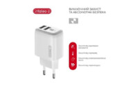 Зарядное устройство Intaleo 12W Fast Charge 2USB 2.4A white (1283126578281)