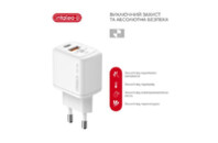 Зарядное устройство Intaleo 30W GAN USB-C PD+USB-A QC 3.0 white (1283126578274)