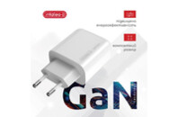 Зарядное устройство Intaleo 65W GAN 2USB-C PD+USB-A QC 3.0 white (1283126559525)