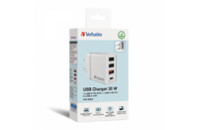 Зарядное устройство Verbatim USB 30W PD3.0 4-ports white (49701)