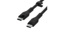 Дата кабель USB-C to USB-C 3.0m 60W Black Belkin (CAB009BT3MBK)