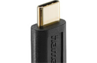 Дата кабель USB-C to USB-C 1.5m Black Hama (00086409)