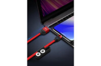 Дата кабель USB 2.0 AM to Lightning + Micro 5P + Type-C NB128 Magnetic Red XO (XO-NB128-RD)