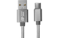 Дата кабель USB 2.0 AM to Type-C 1.0m PowerPlant (CA912346)