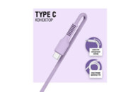 Дата кабель USB 2.0 AM to Lightning 1.2m AL-CBCOLOR-L1PP Purple ACCLAB (1283126518218)