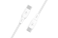 Дата кабель USB-C to USB-C 2.0m 100W white Belkin (CAB014BT2MWH)