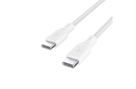 Дата кабель USB-C to USB-C 2.0m 100W white Belkin (CAB014BT2MWH)