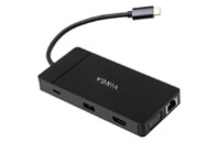 Концентратор Vinga USB-C 3.1 to VGA+HDMI+RJ45+3xUSB3.0+USB2.0+SD/TF+PD+Audio (VHYC10)