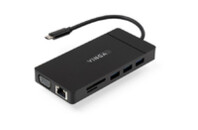 Концентратор Vinga USB-C 3.1 to VGA+HDMI+RJ45+3xUSB3.0+USB2.0+SD/TF+PD+Audio (VHYC10)