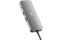 Концентратор Silicon Power USB-C 8-in-1 SR30 Silver Aluminum (SPU3C08DOCSR300G)