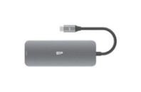 Концентратор Silicon Power USB-C 8-in-1 SR30 Silver Aluminum (SPU3C08DOCSR300G)