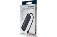 Концентратор Gembird 4 ports USB 3.1,USB-C, USB-C PD (UHB-CM-U3P4P-01)