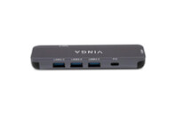 Концентратор Vinga USB-C 3.1 to HDMI+3xUSB3.0+PD100W+USB-C foldable cable (VHYC6FC)