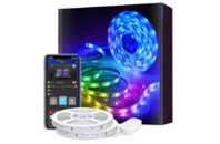 Светодиодная лента Govee RGB Smart Wi-Fi + Bluetooth LED Strip Lights 15м Білий (H61543A1)