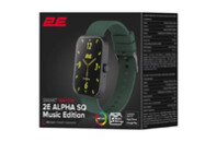 Смарт-часы 2E Alpha SQ Music Edition 46mm Black-Green (2E-CWW40BKGN)