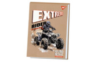 Альбом для рисования Yes А4 20 листов клееный белила «Extreme rider» крафт (130576)
