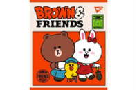 Тетрадь Yes А5 Line Friends 12 листов клетка (766795)