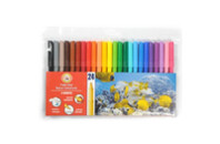 Фломастеры Koh-i-Noor Fibre pens 1002, 24 colors, polyethylene (771002BD01TE)